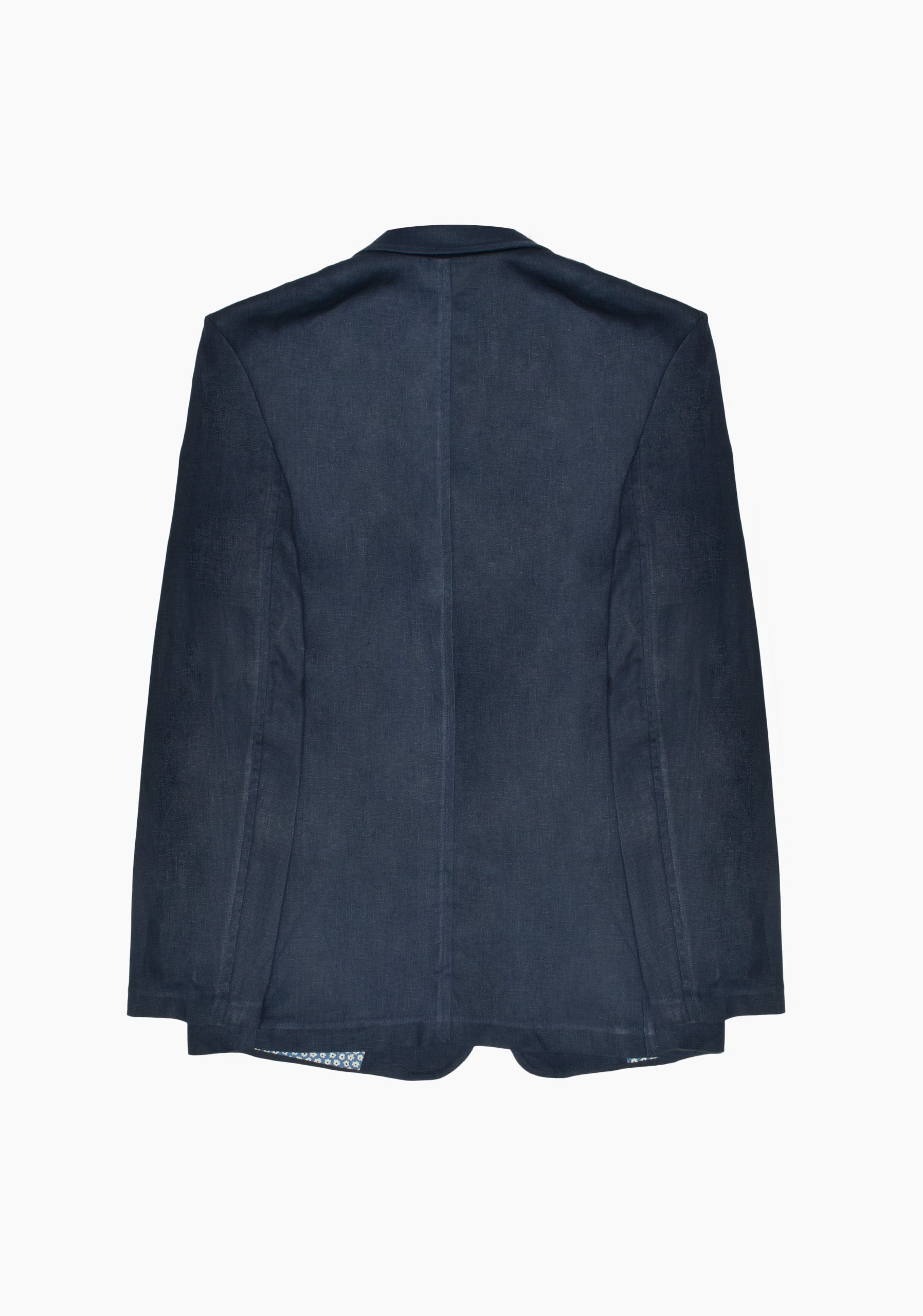 Saco Lino Azul Oscuro