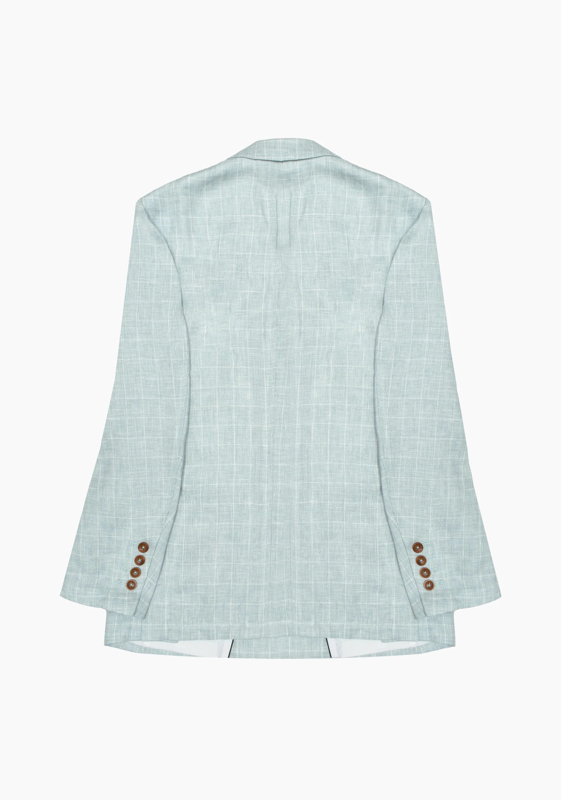 Saco Lino Jaipur Cuadros Verde Menta