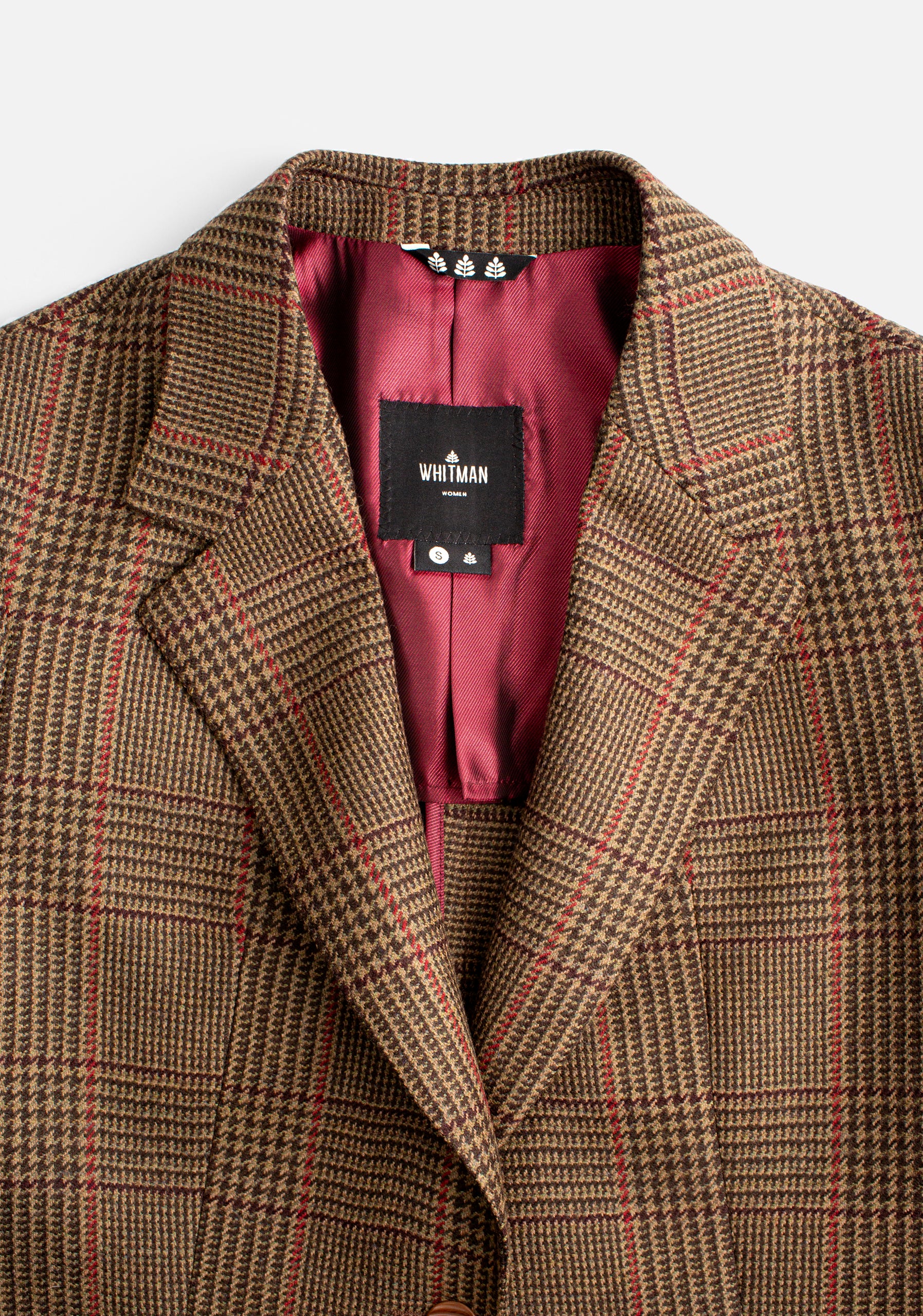 Saco M Agatha Lana Principe de Gales Camel