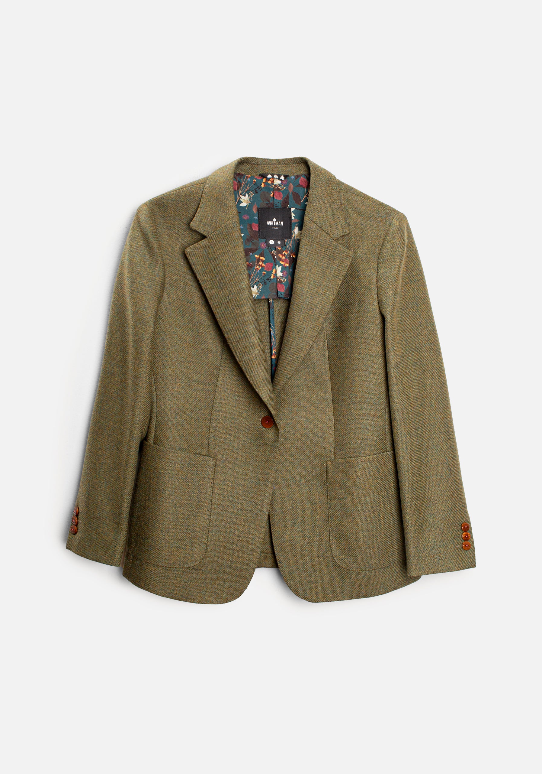 Saco M Agatha Lana Unicolor Verde Med