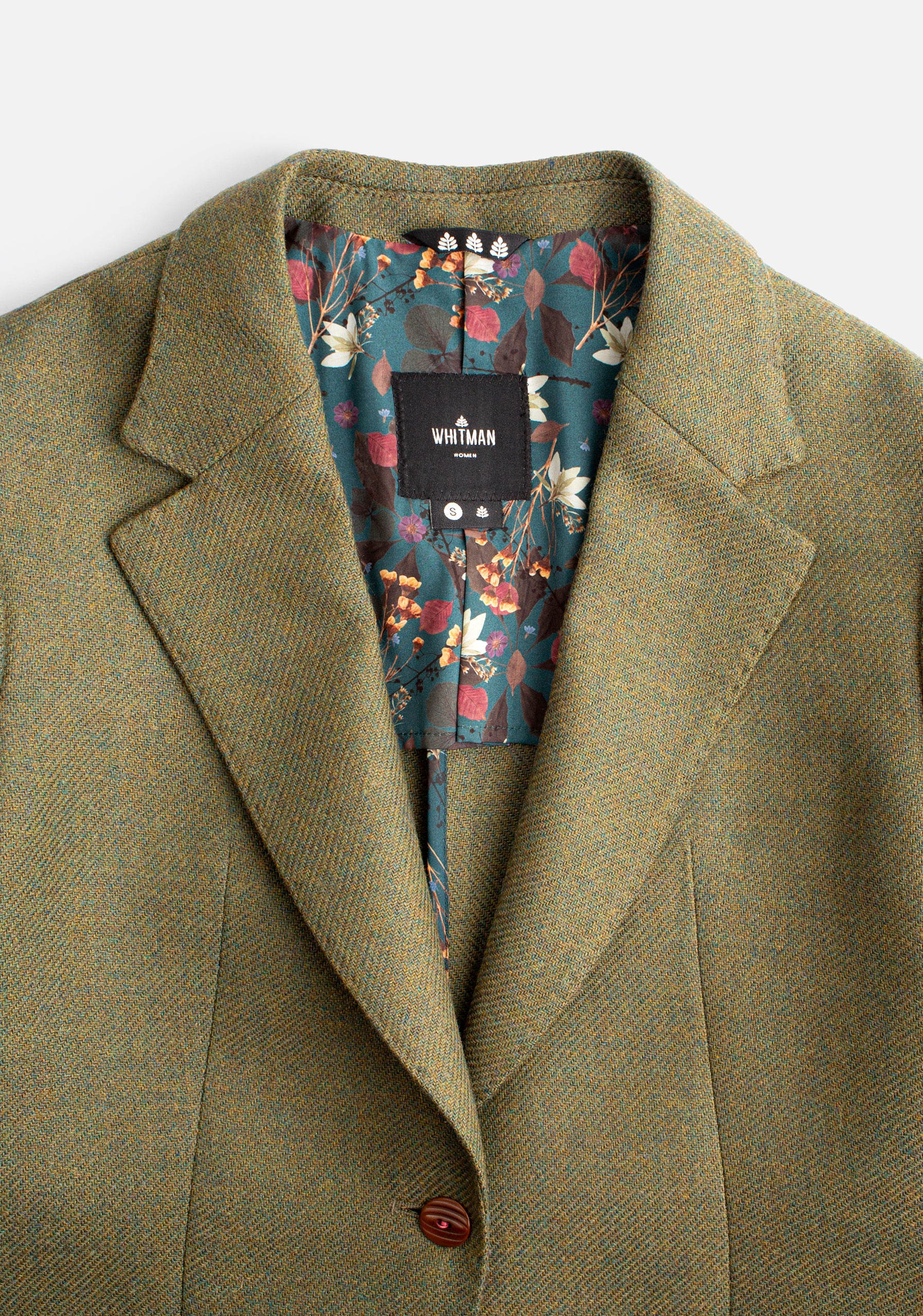 Saco M Agatha Lana Unicolor Verde Med