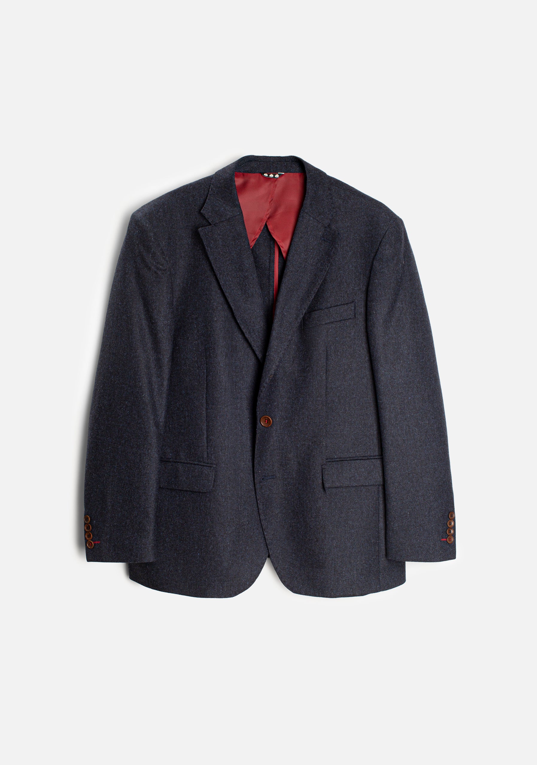 Saco Poet Desestructurado Azul Oscuro Jaspe