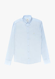 Camisa Azul Celeste Cuello Button Down L-Mar