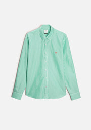 Camisa H CBD Rayas L-Sal Verde Medio