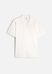 Camisa Cubana Ojal. Hueso
