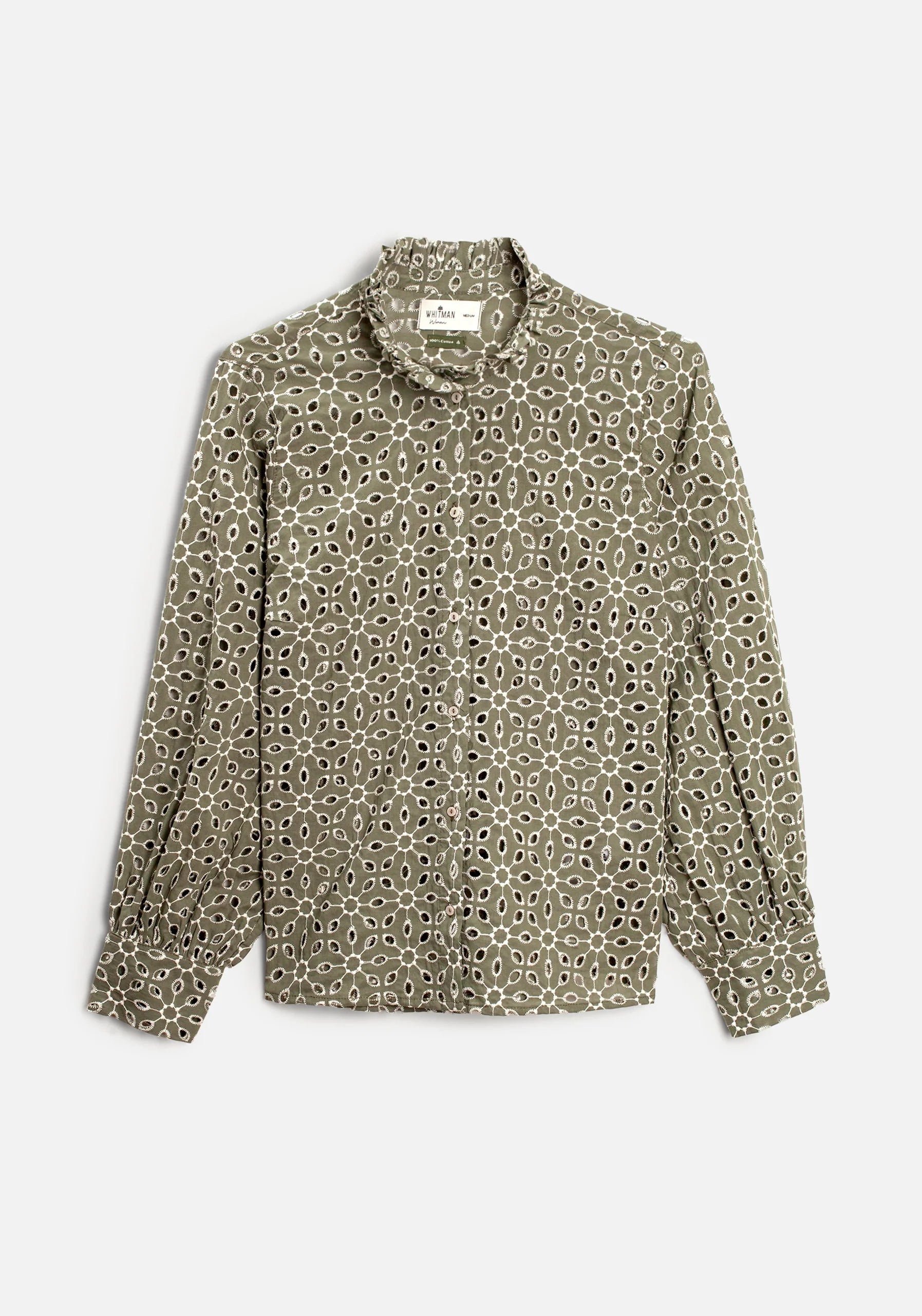 Camisa Emma Olive Ojal