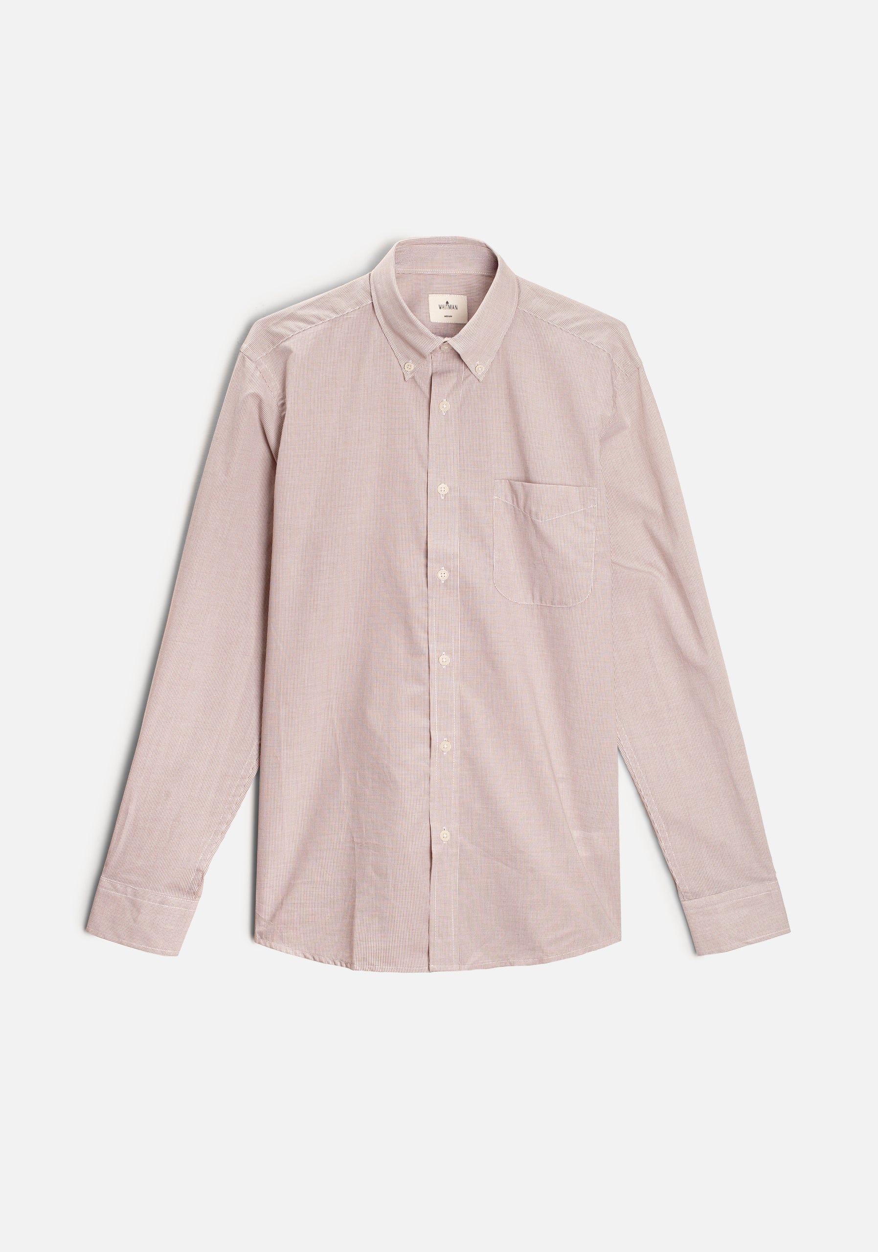 Camisa H CBD Cuadros Peq. Café Claro
