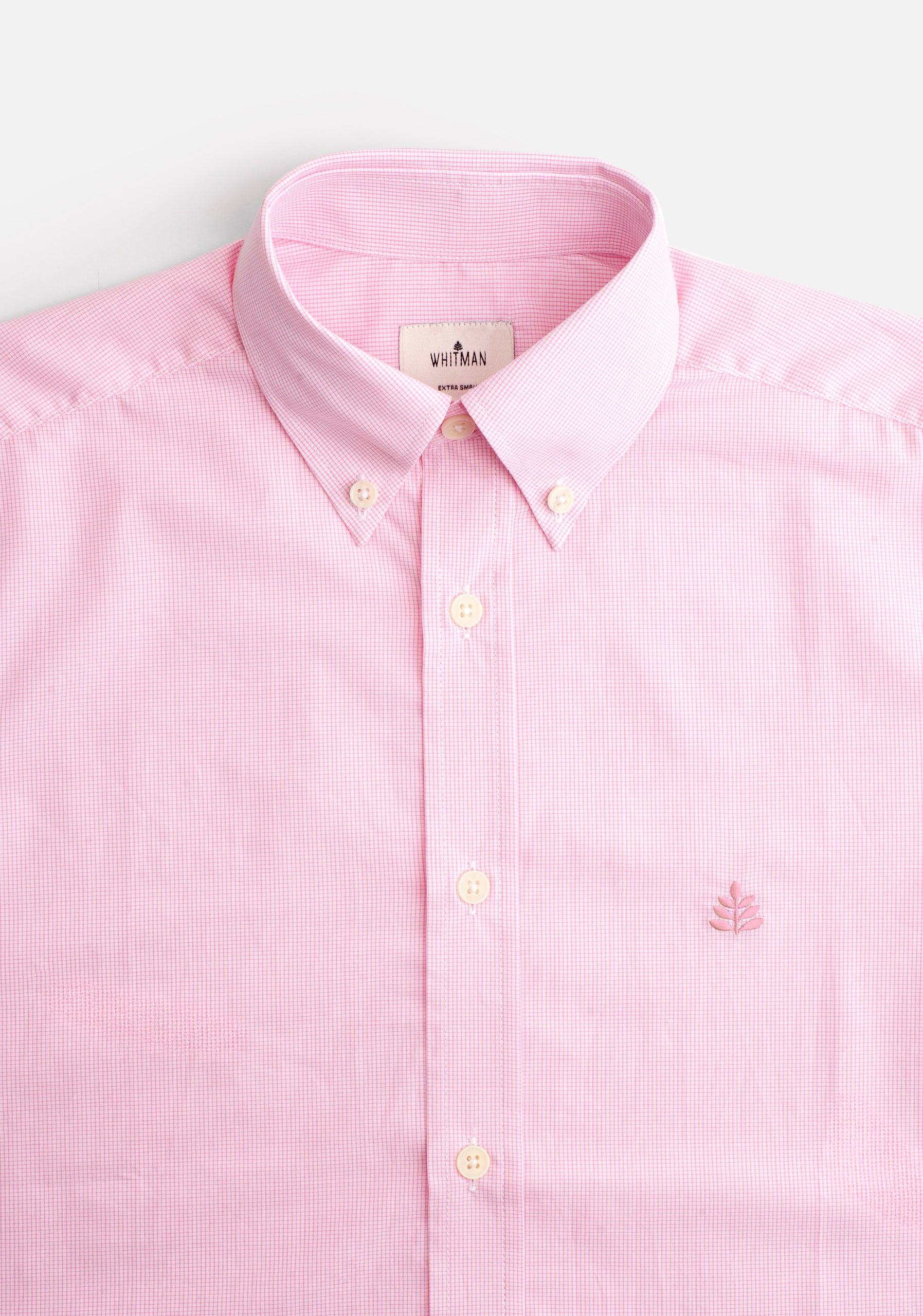 Camisa CBD Cuadros Peq. L-Atn Rosado Claro