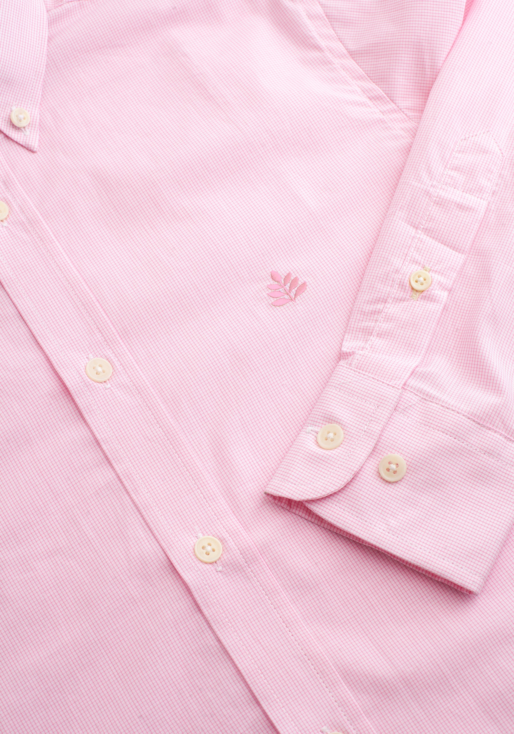 Camisa CBD Cuadros Peq. L-Atn Rosado Claro