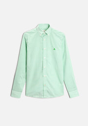 Camisa CBD Cuadros Peq. L-ATn Verde Claro