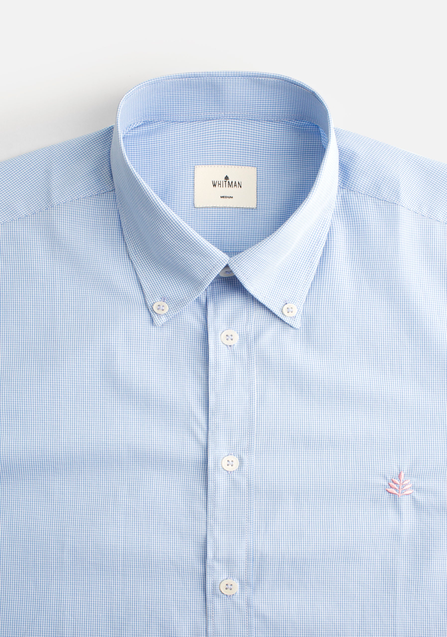 Camisa H CF Unicolor L-Ros Azul Claro