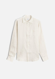 Camisa H CBD Lino L-Atn Marfil