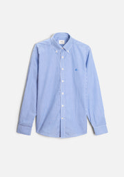 Camisa H CBD Rayas Med. Azul Medio L-Atn