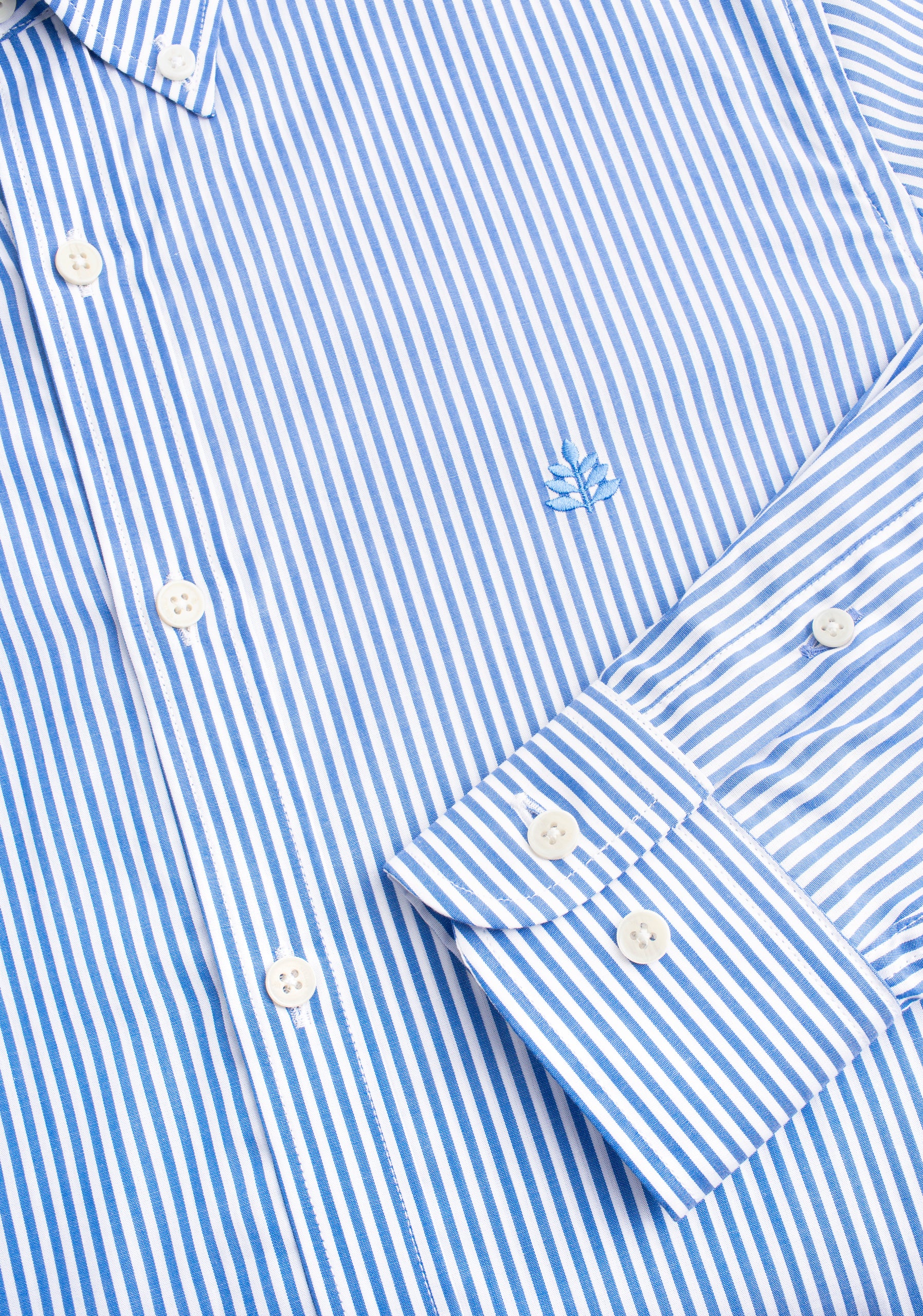 Camisa H CBD Rayas Med. Azul Medio L-Atn
