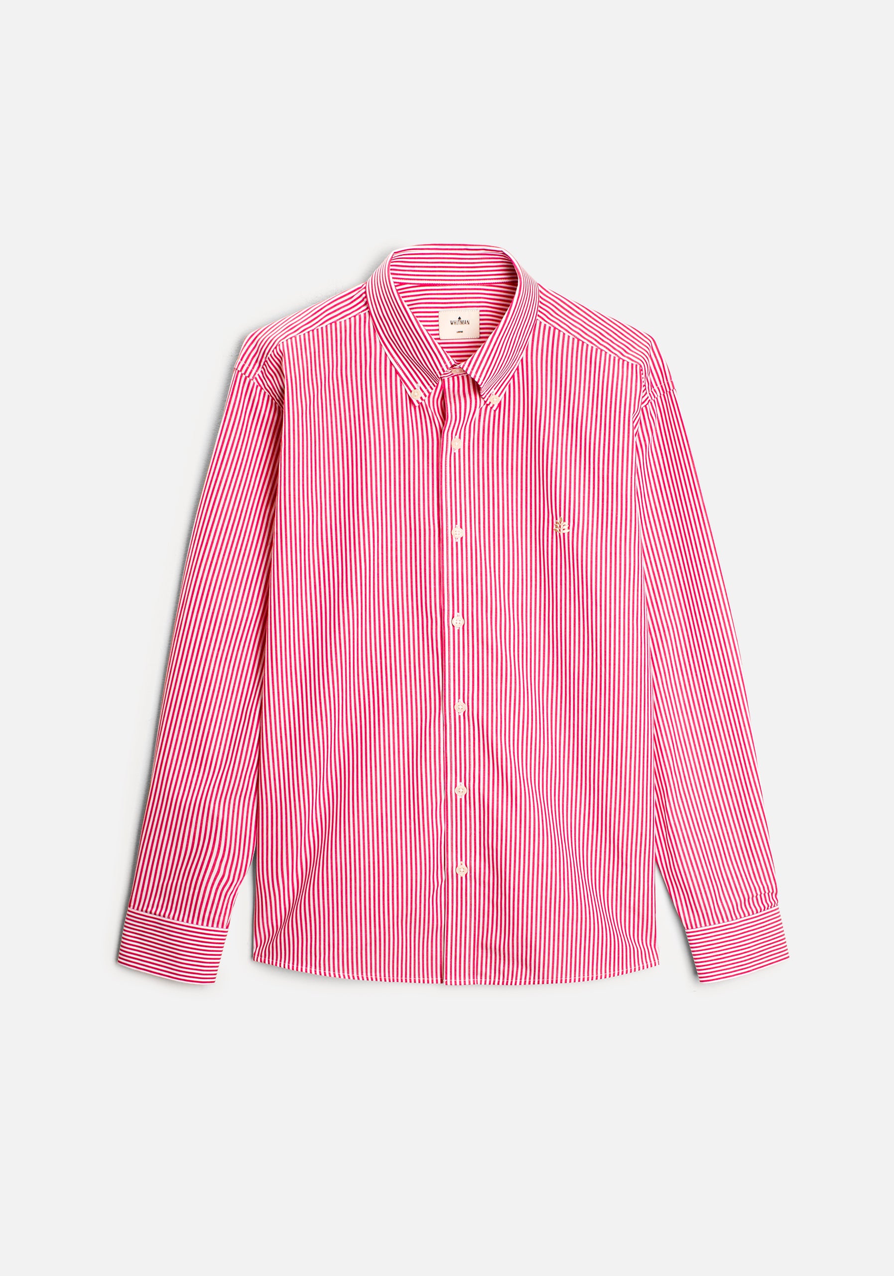 Camisa H CBD Rayas Med L-Hue Fucsia