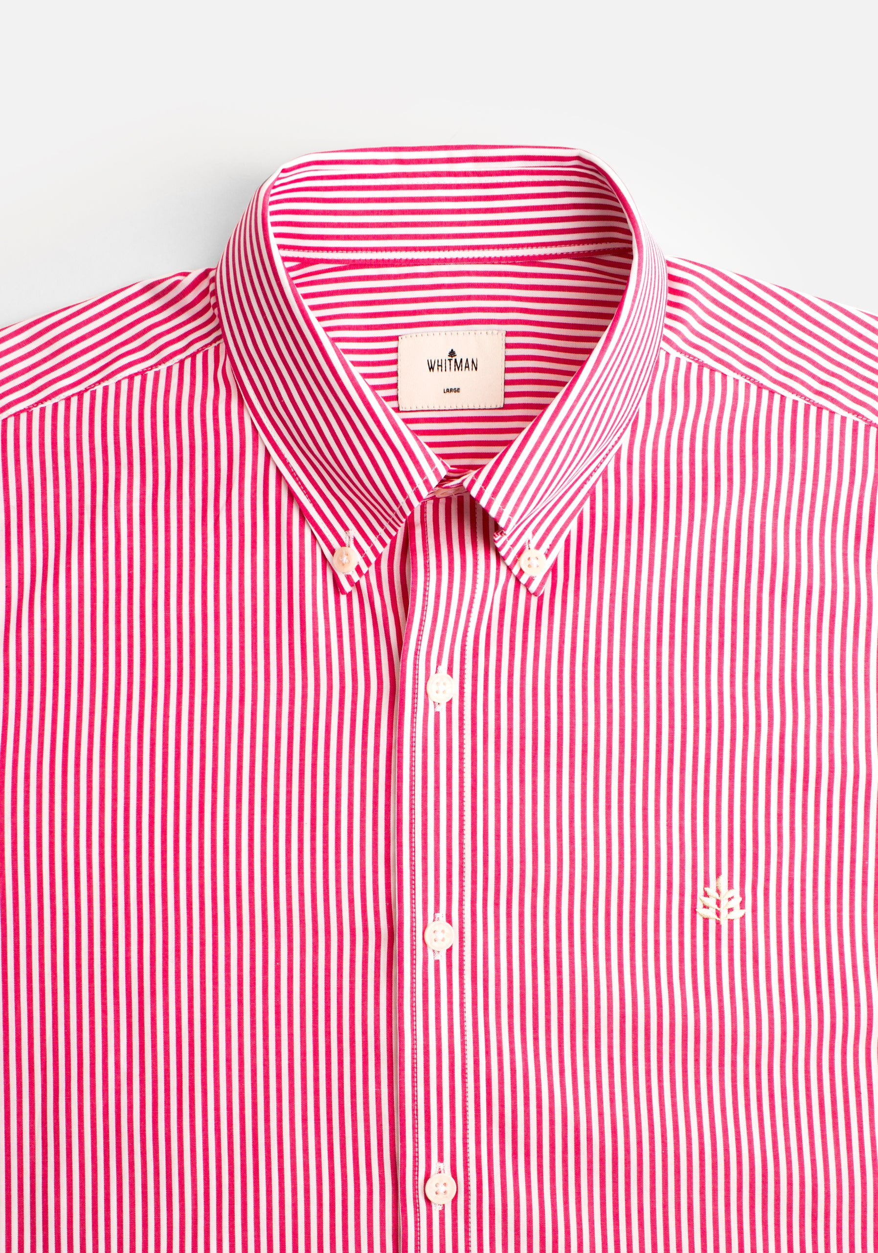 Camisa H CBD Rayas Med L-Hue Fucsia