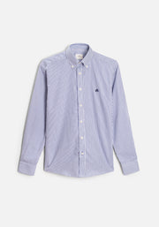 Camisa H CBD Rayas Med. L-Atn Azul Osc.