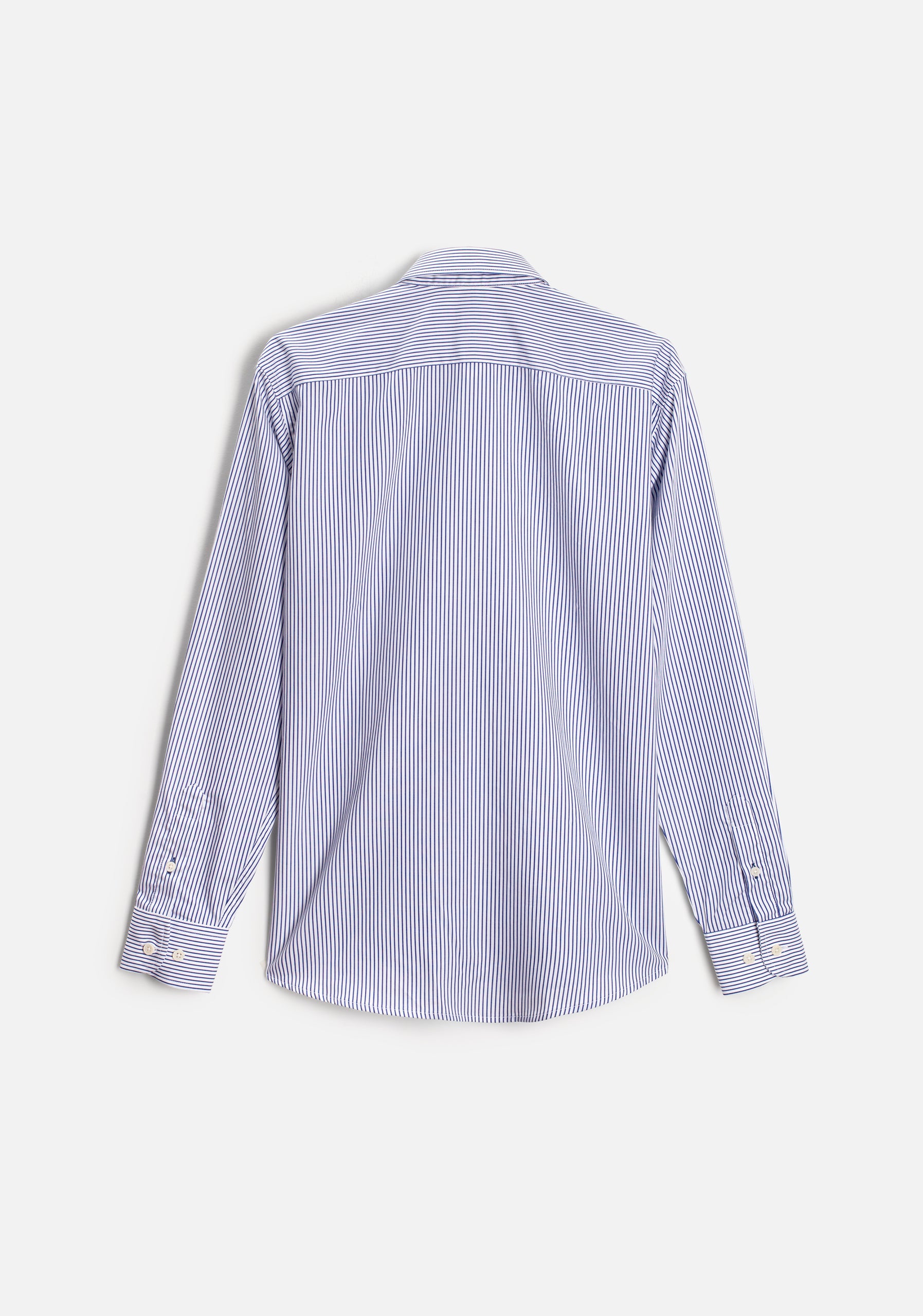Camisa H CBD Rayas Med. L-Atn Azul Osc.