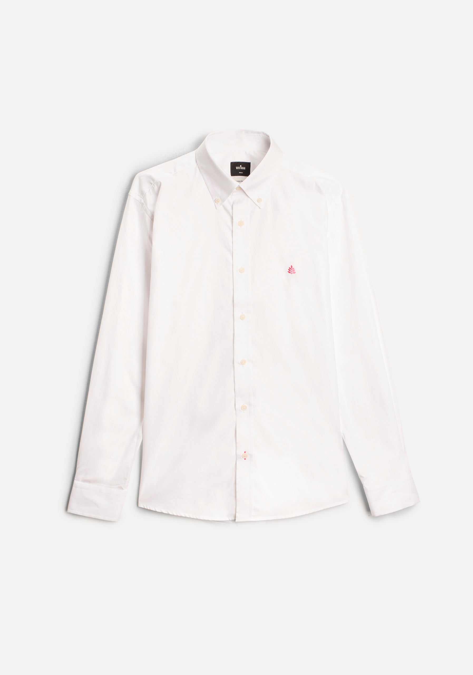 Camisa H CBD Unicolor L-Fucsia Blanco