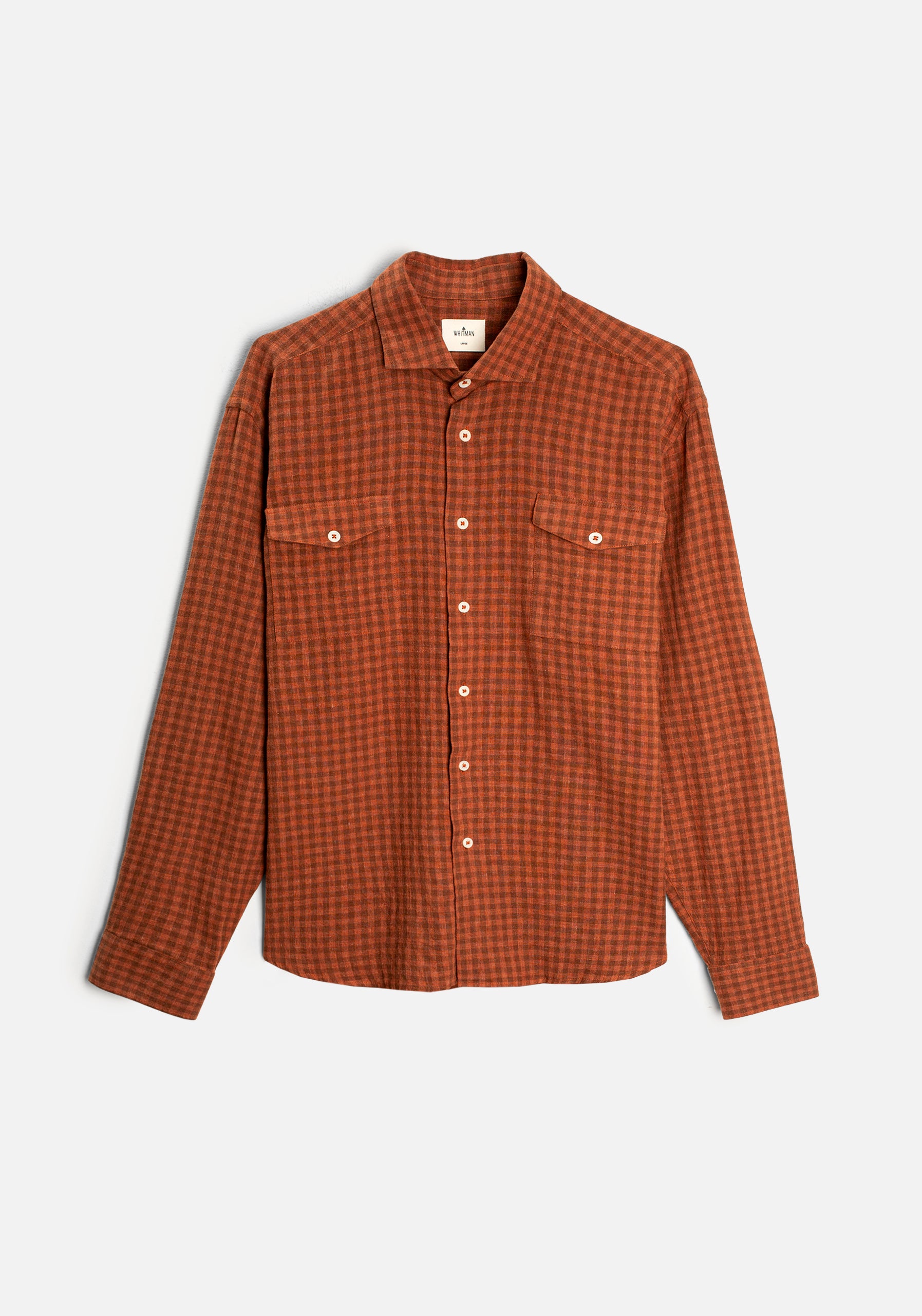 Camisa H CF Laurence Cuadros Med Terracota