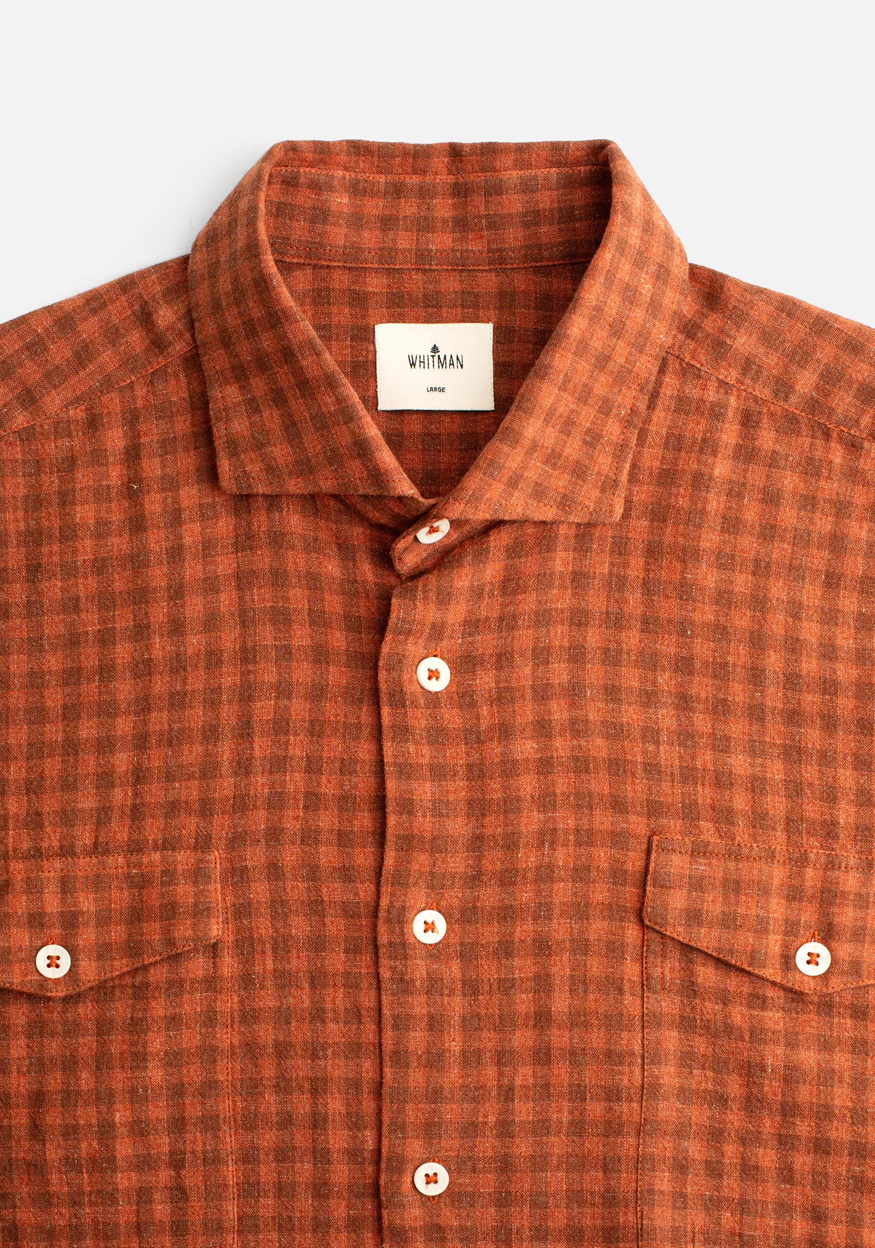 Camisa H CF Laurence Cuadros Med Terracota