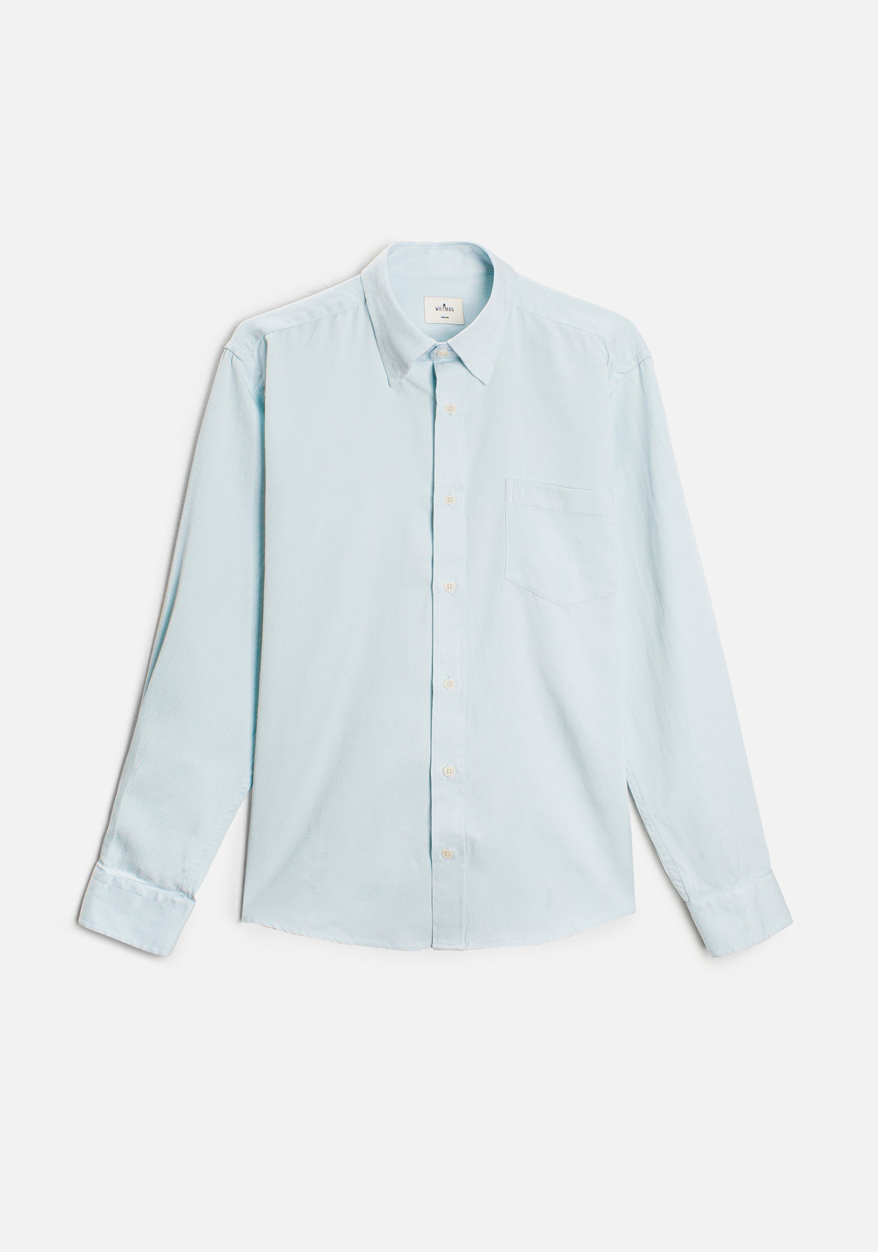 Camisa H Hamilton Tencel Azul Claro