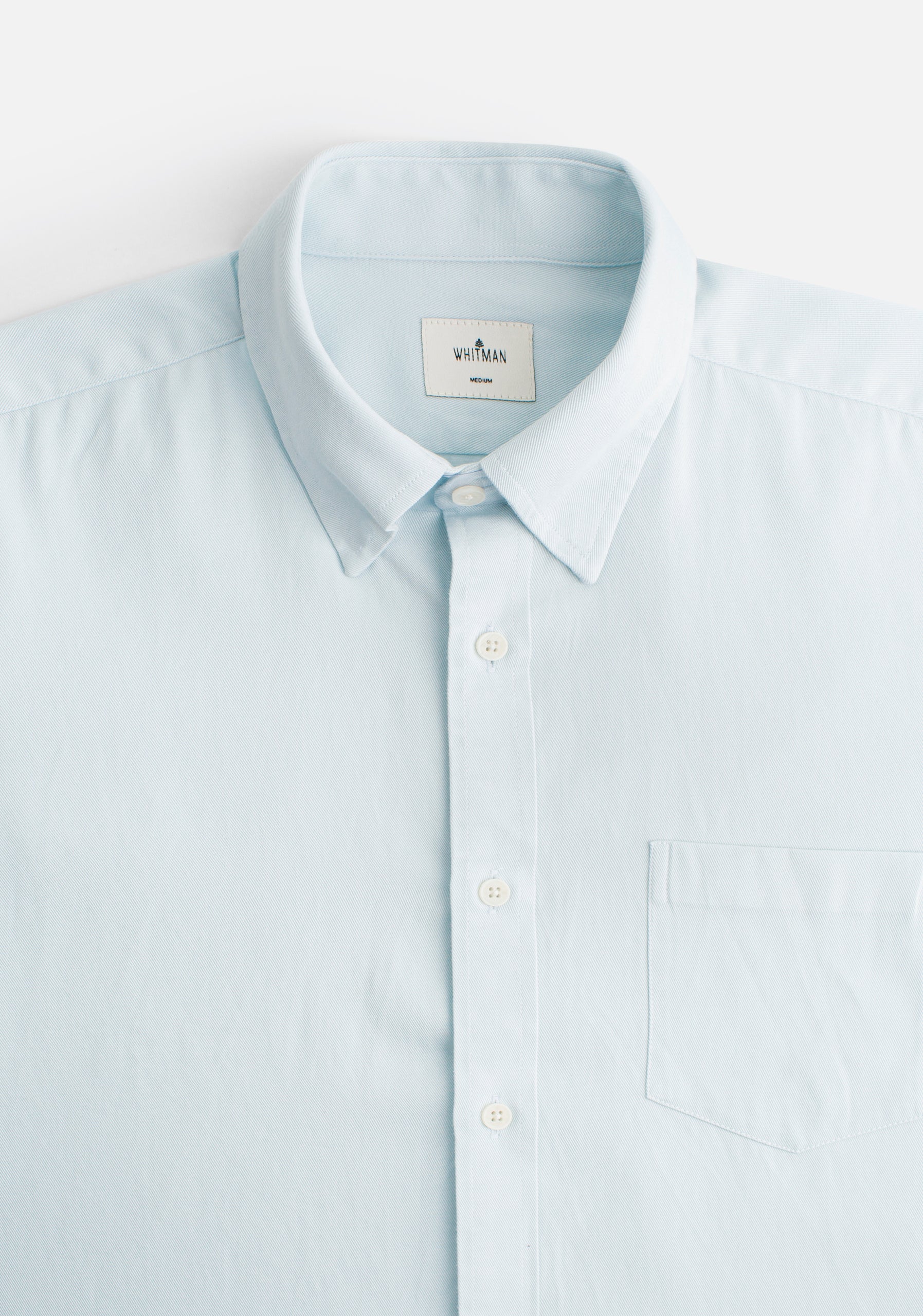 Camisa H Hamilton Tencel Azul Claro