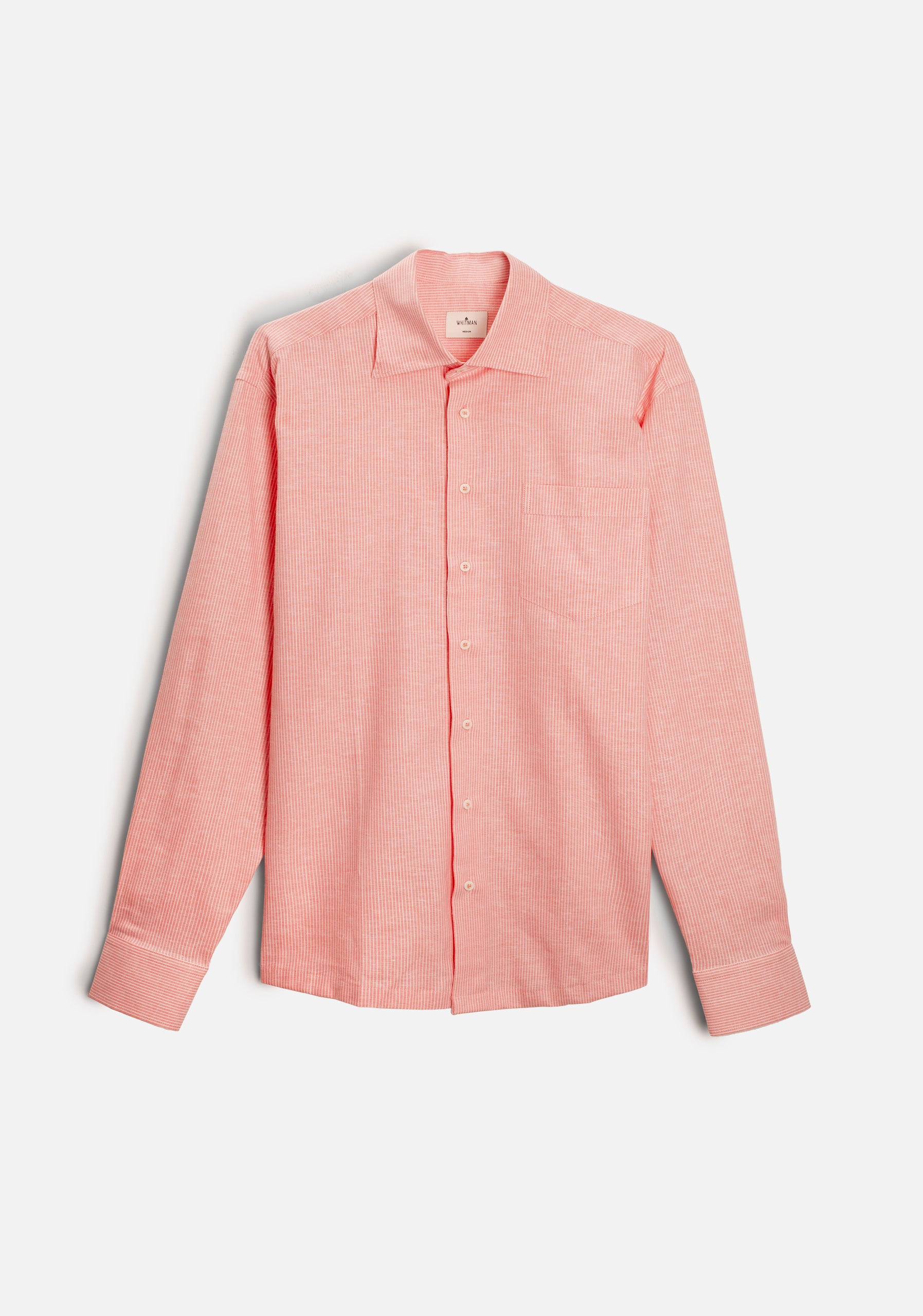 Camisa H CI Jamaica Rayas Delg Palo De Rosa