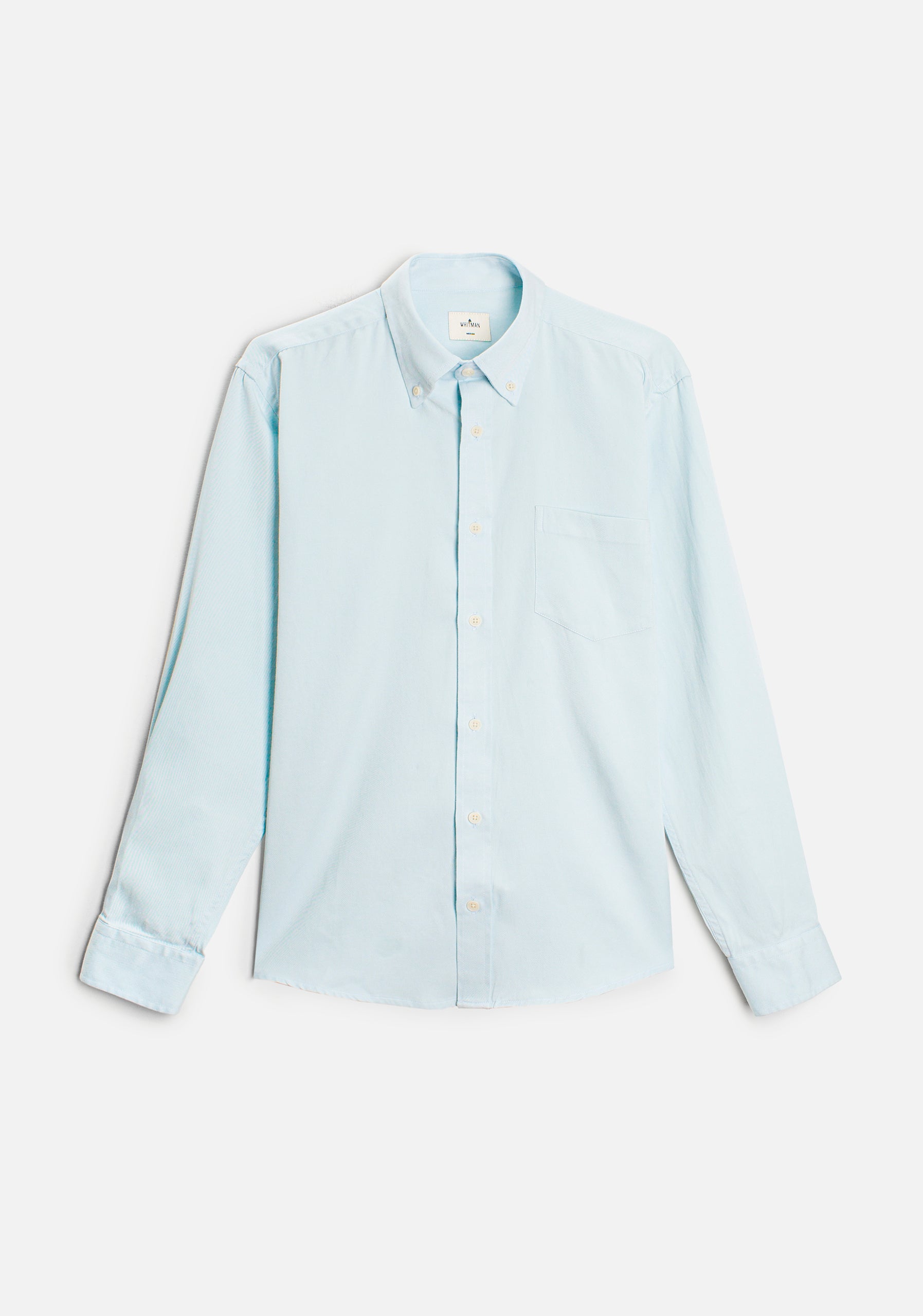 Camisa H Hamilton Tencel Azul Claro