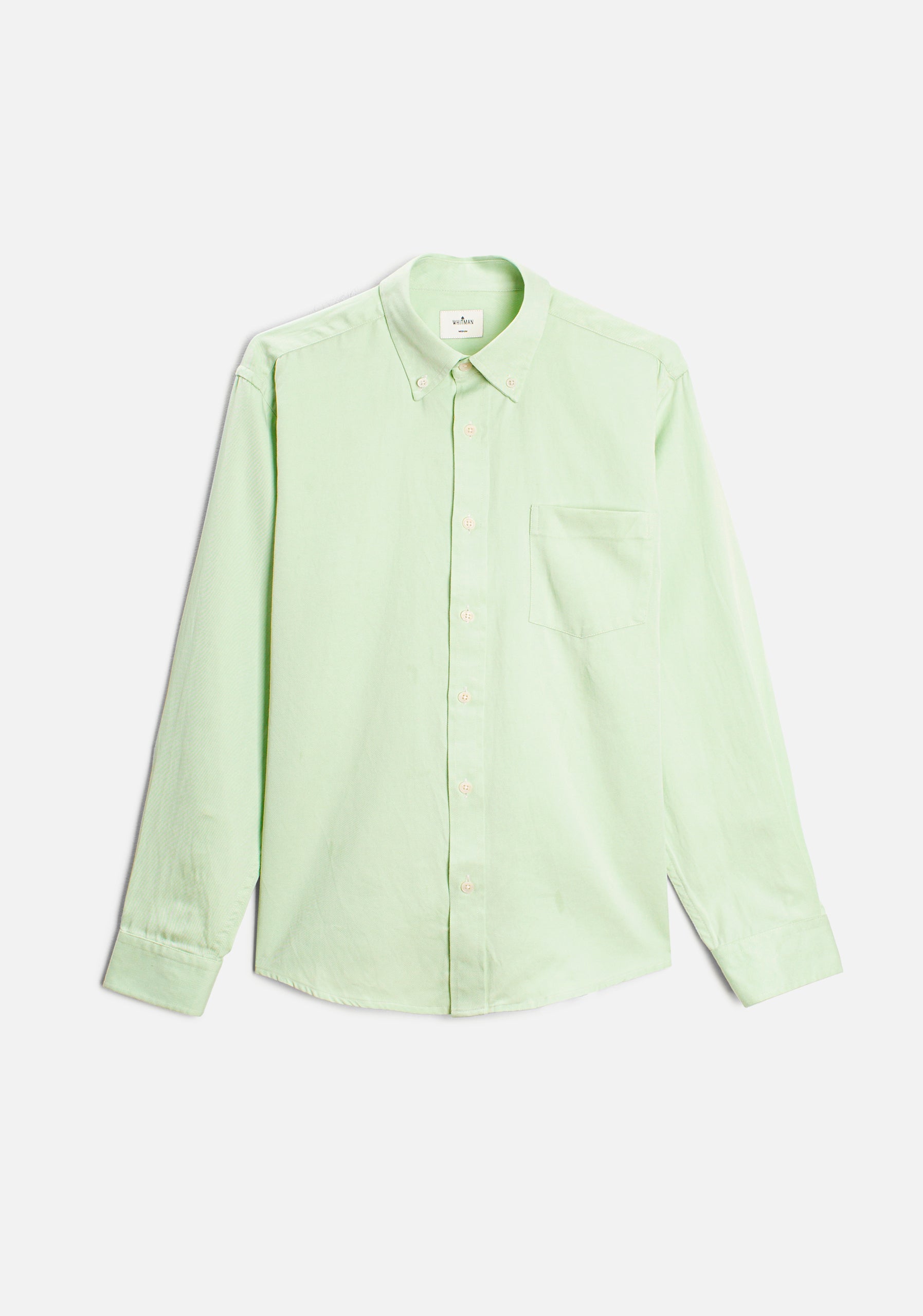 Camisa H Hamilton Tencel Verde Claro