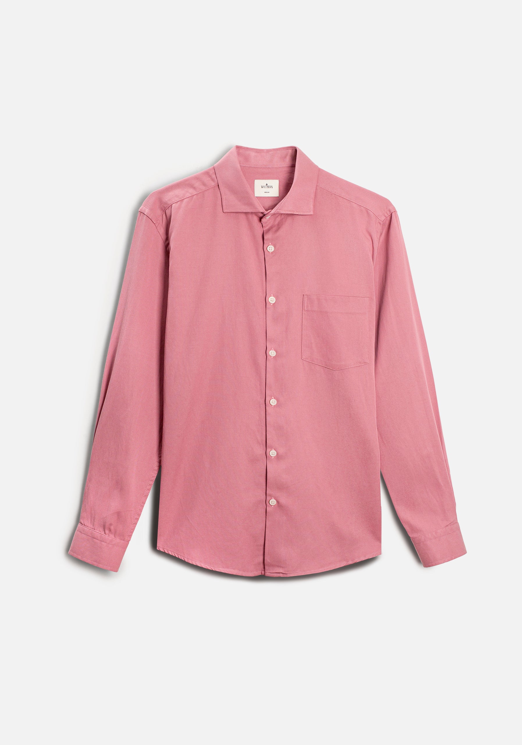Camisa Hamilton Tencel Rosada