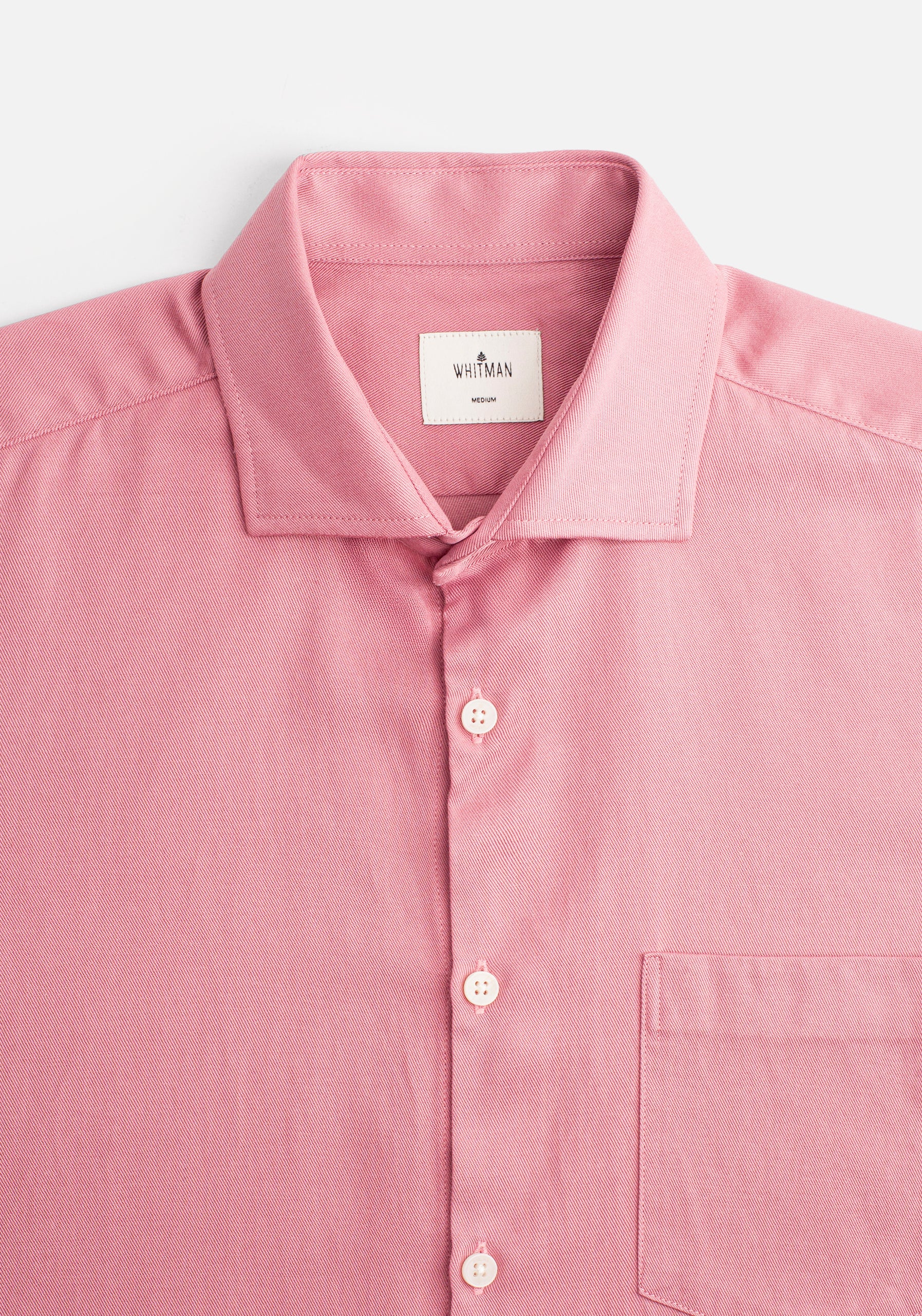 Camisa Hamilton Tencel Rosada