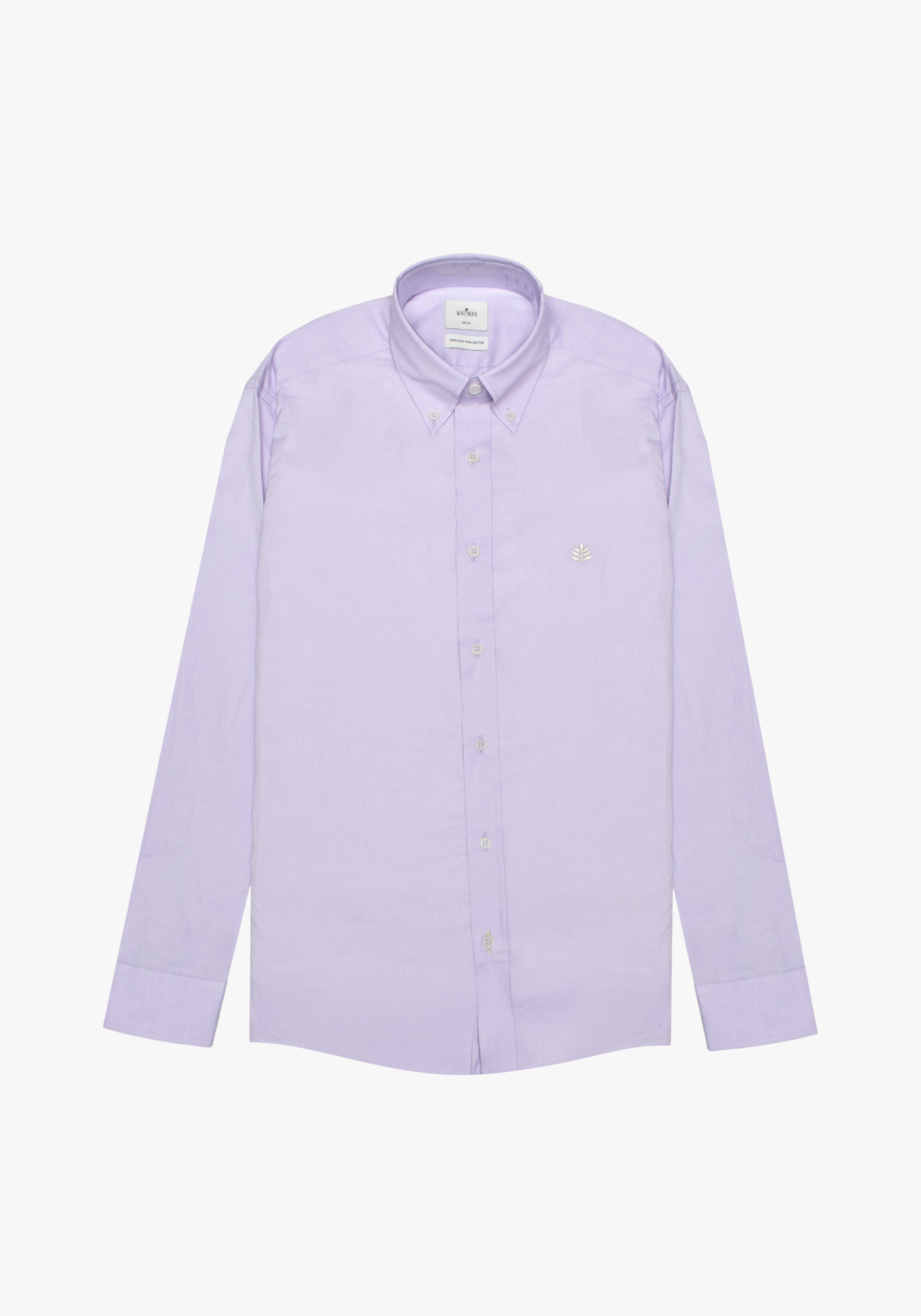 Camisa Lila Cuello Button Down L-Atn