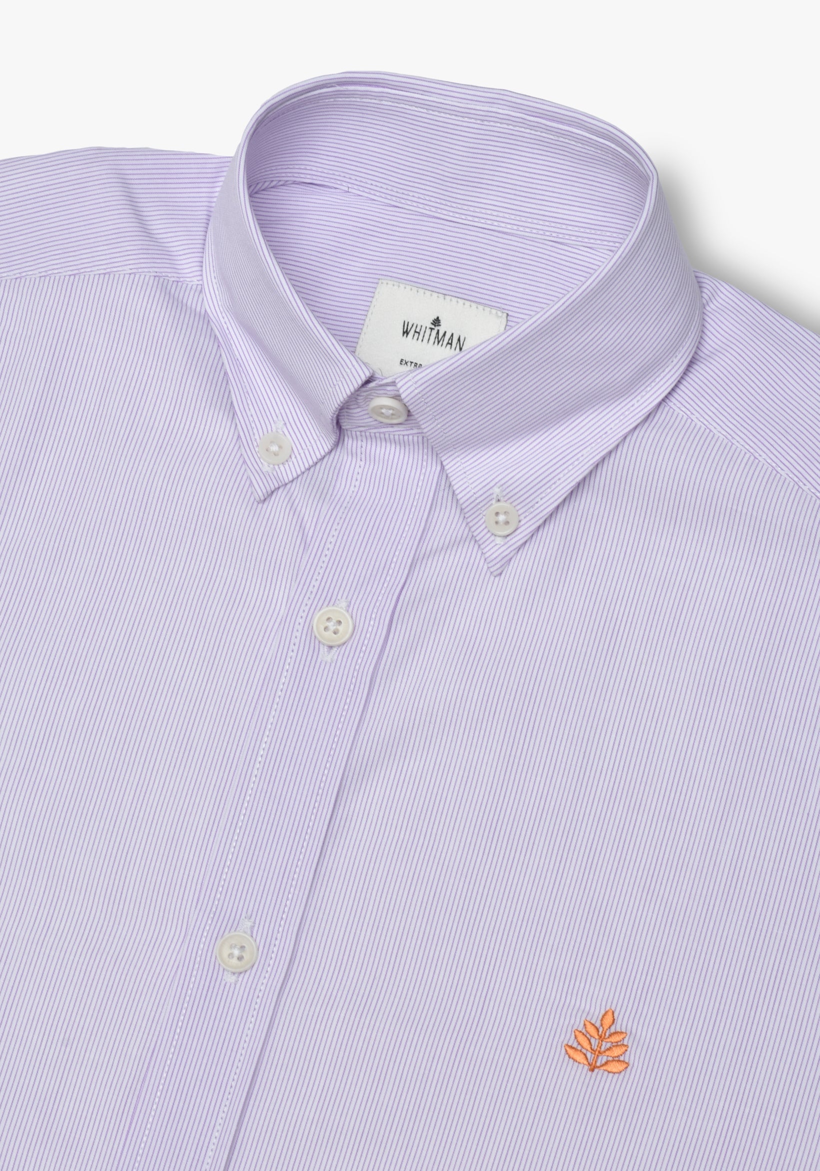 Camisa Whitman Líneas Delg. Lila - Blanco Cbd