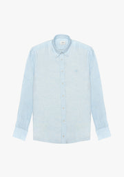 Camisa Lino Cbd Azul Celeste