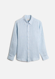 Camisa Lino CBD Azul Celeste L-Atn