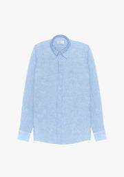 Camisa Lino CBD Azul Celeste L-Atn