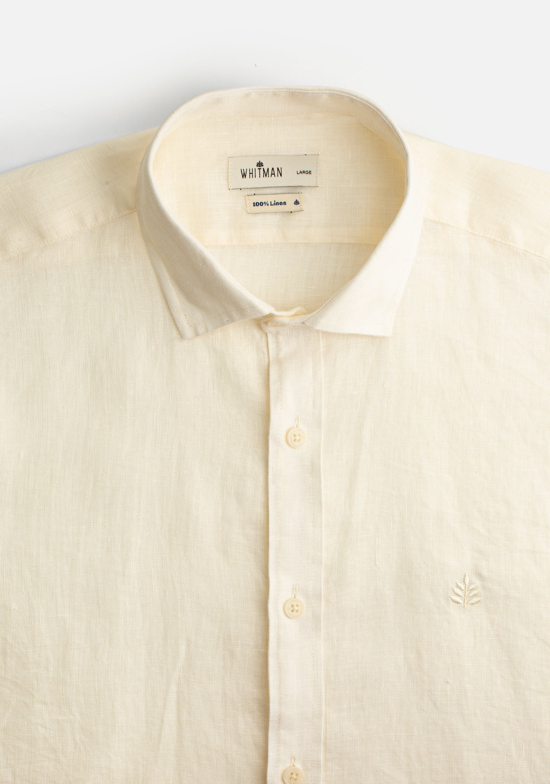 Camisa Lino CF Marfil L-Atn