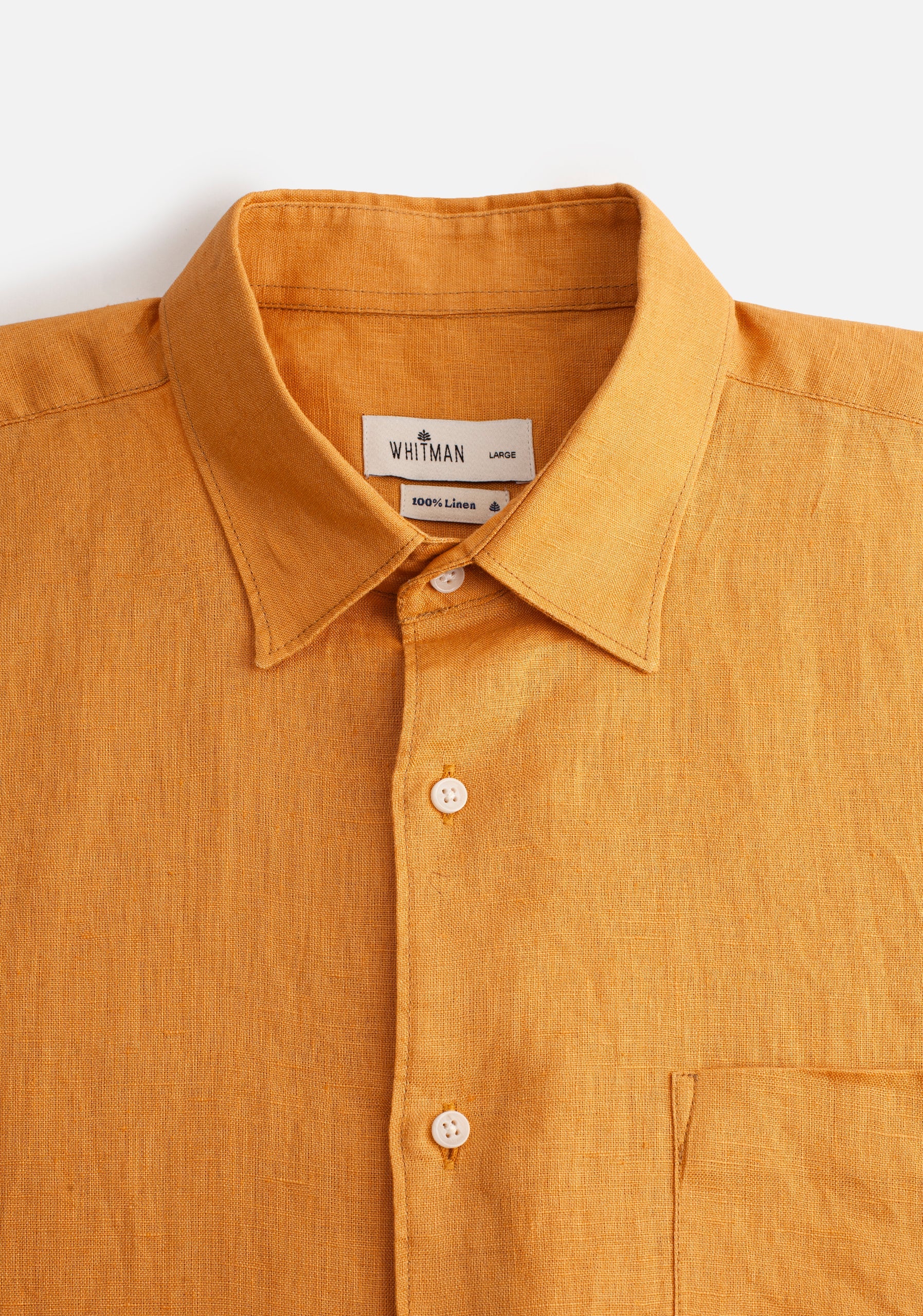 Camisa Lino Cf Harlem Ocre