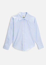 Camisa M Antonella Rayas GRD Azul Claro
