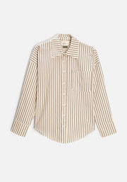 Camisa M Antonella Rayas GRD Beige