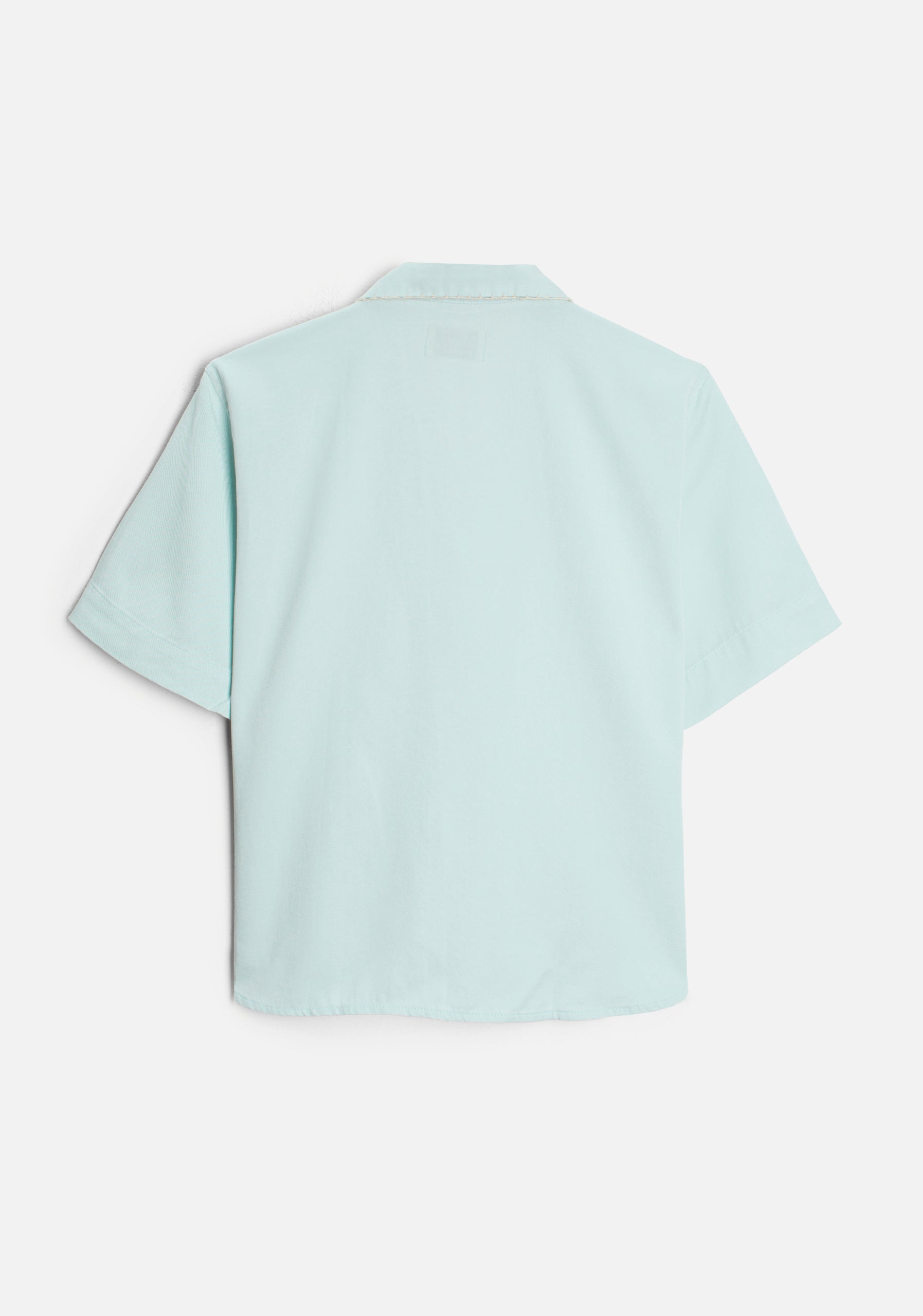 Camisa M Pavia APL. Bord. Cubana Azul Claro