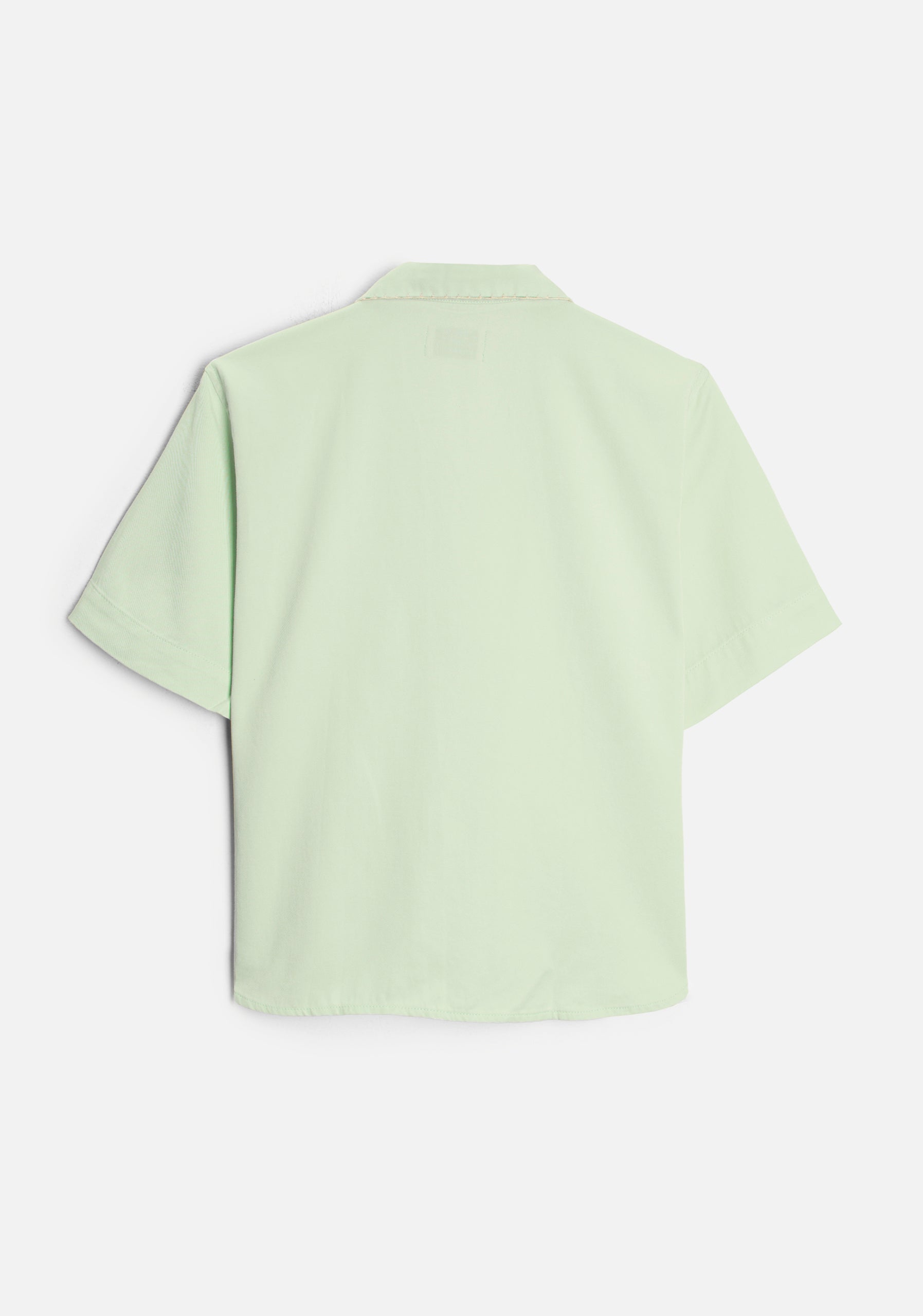 Camisa M Pavia Cubana APL. Bord. Verde Claro