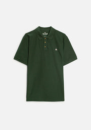 Playera Polo H Unicolor L-Ros Verde Osc.