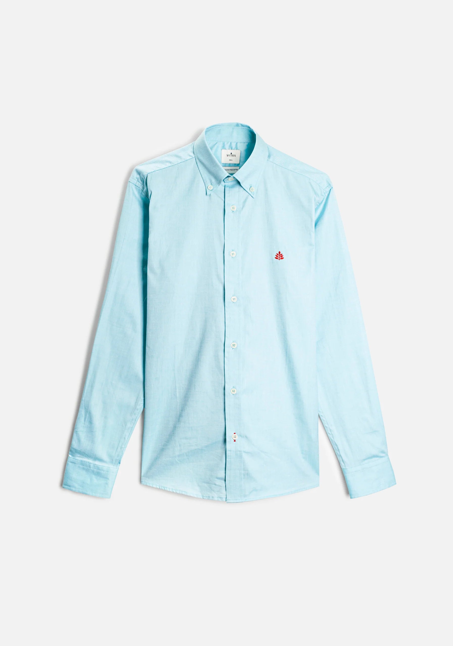 Camisa Verde Menta Cuello Button Down L-Roj