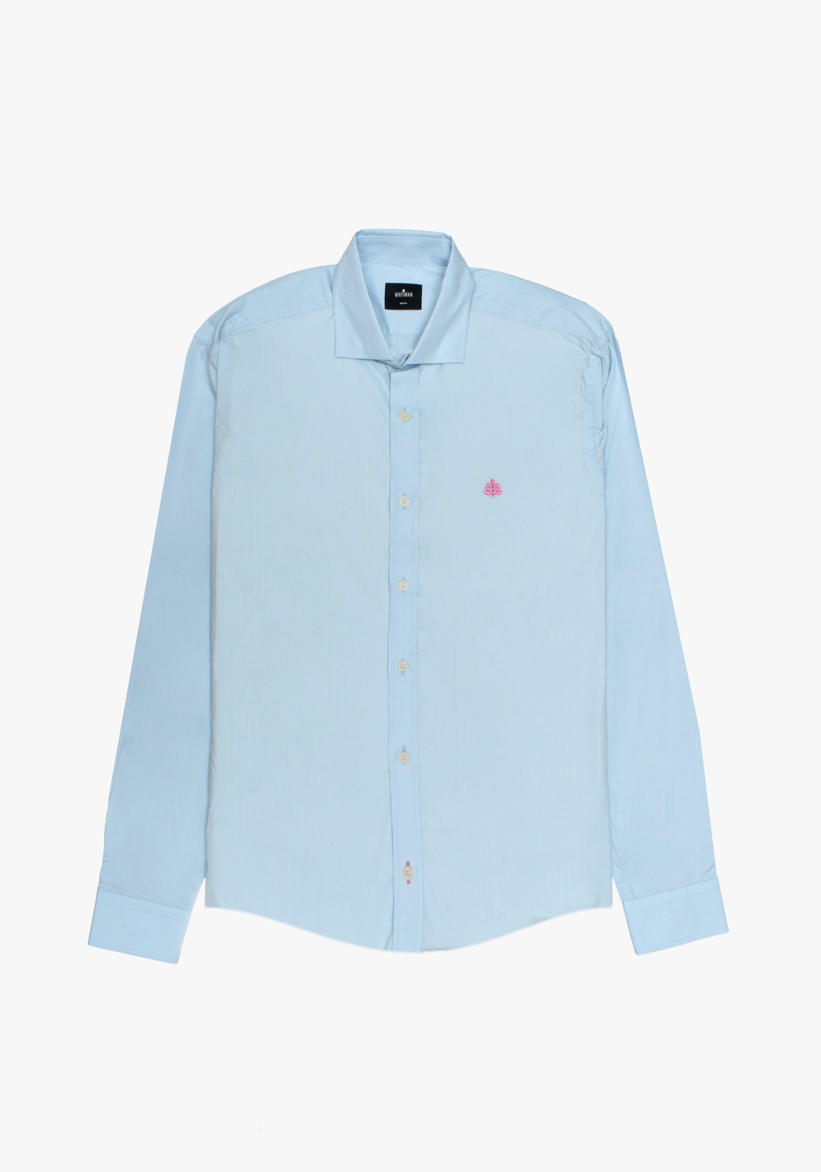 Camisa Azul Celeste Cuello Button Down