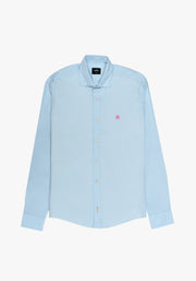 Camisa Azul Celeste Cuello Button Down