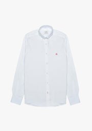 Camisa Whitman Blanca Cuello Button Down L-Ros