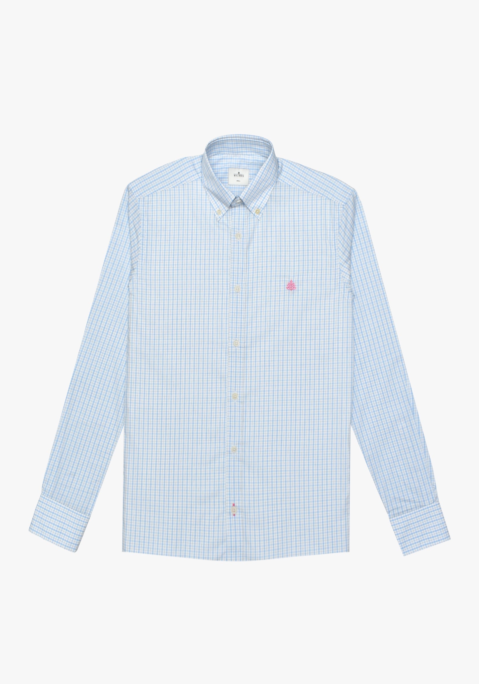 Camisa Whitman Cuadros Comb. Azul - Blanco Cbd