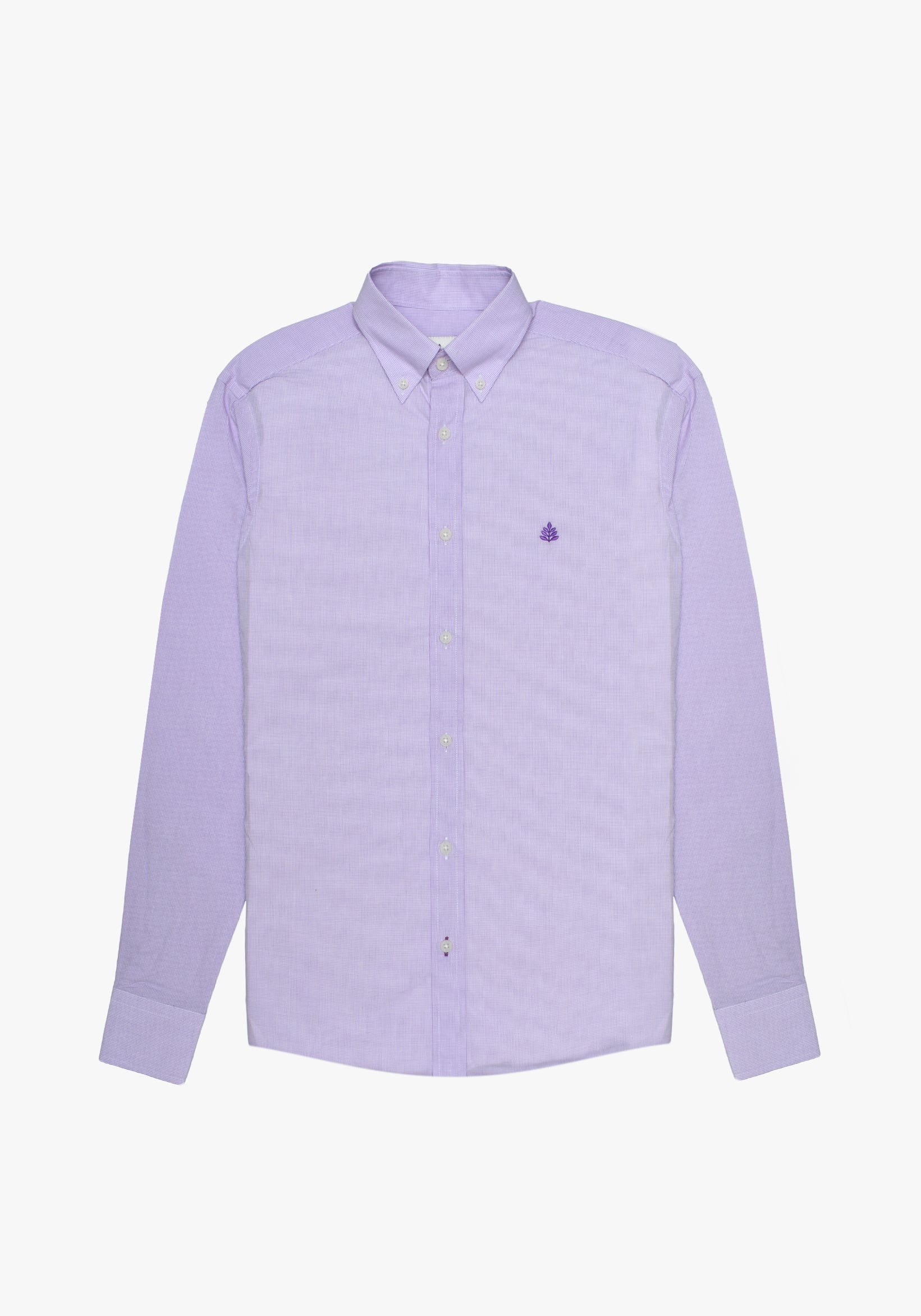 Camisa Whitman Cuadros Peq. Lila - Blanco